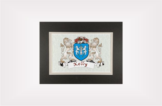 Framed Coat of Arms & History