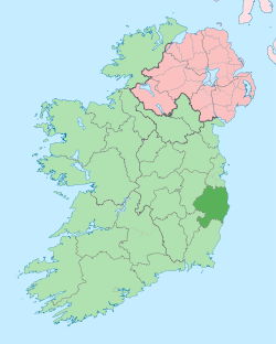 County Wicklow map