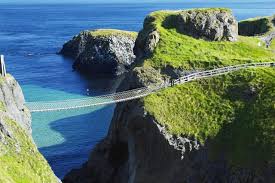 Carrick a rede rope bridge over water