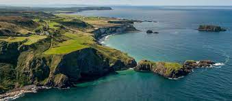 Carrick a rede rope bridge ariel view