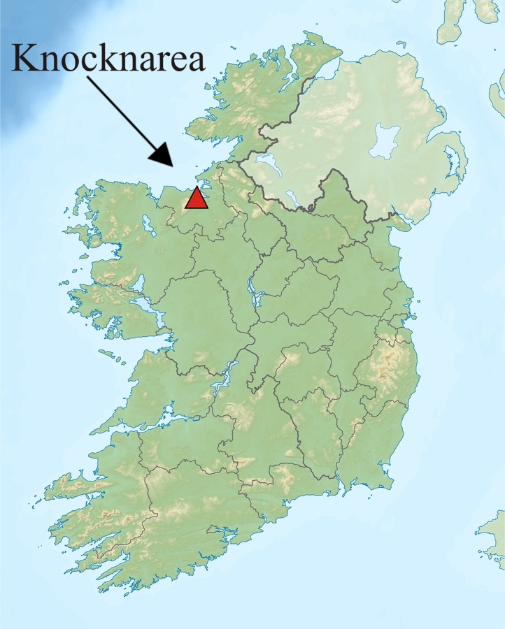 Knocknarea map