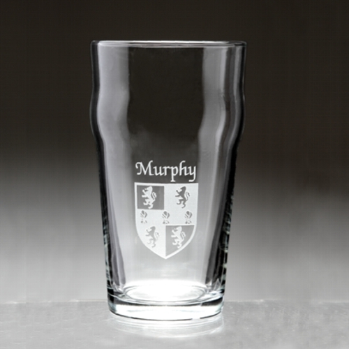 The Pub Glass with Irish Coat of Arms