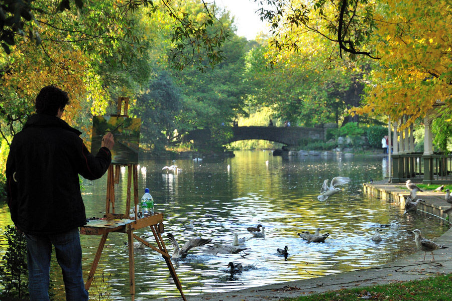 St Stephen's Green - Painting