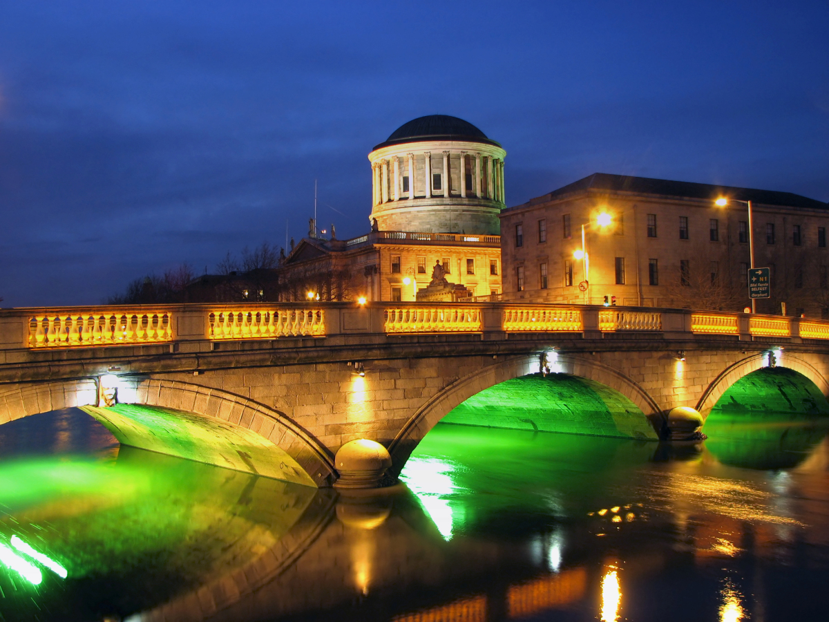 The dome four courts building Dublin Ireland